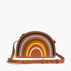 Madewell Simple Half-Moon Crossbody Bag: Rainbow Edition